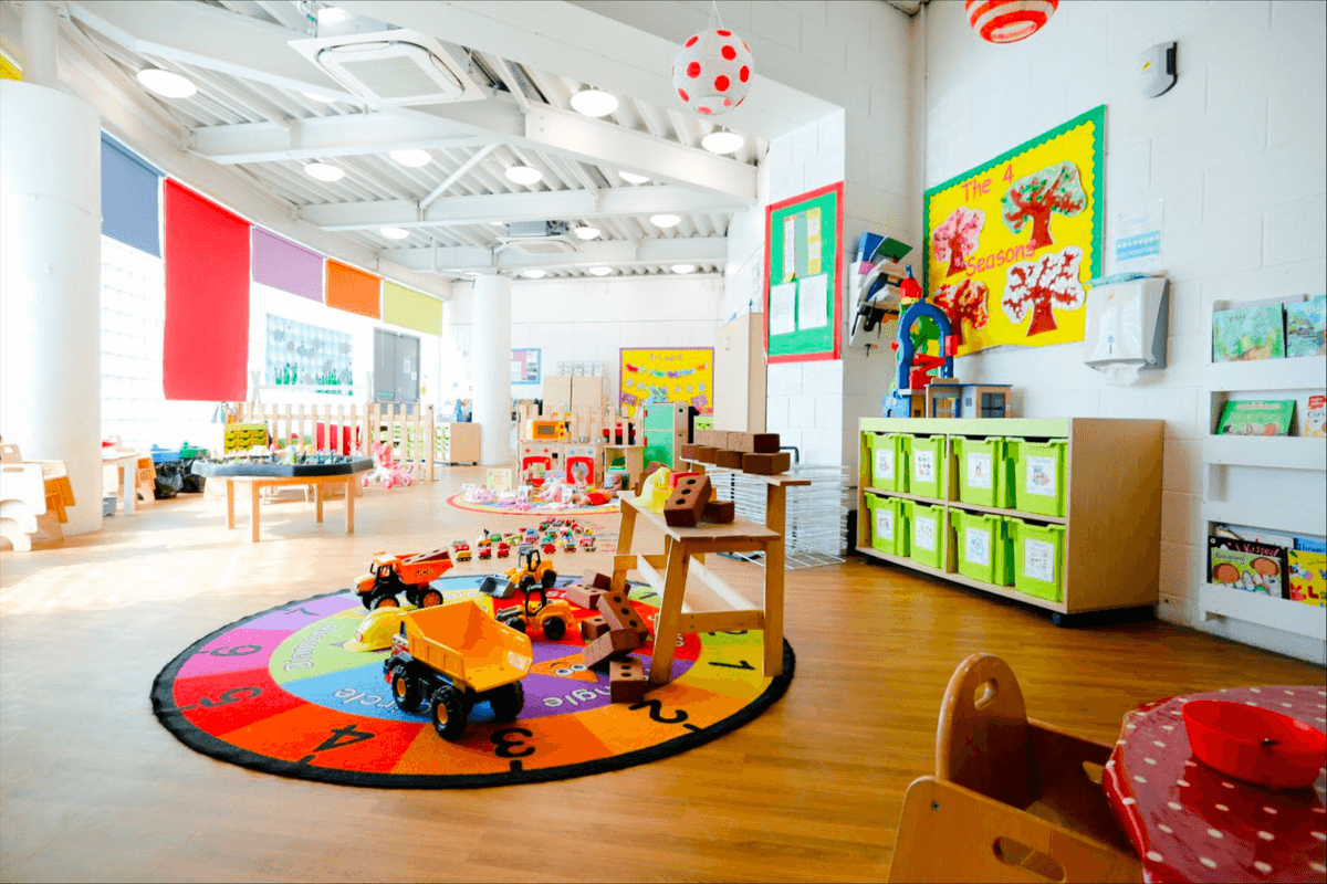 childrens nursery play area